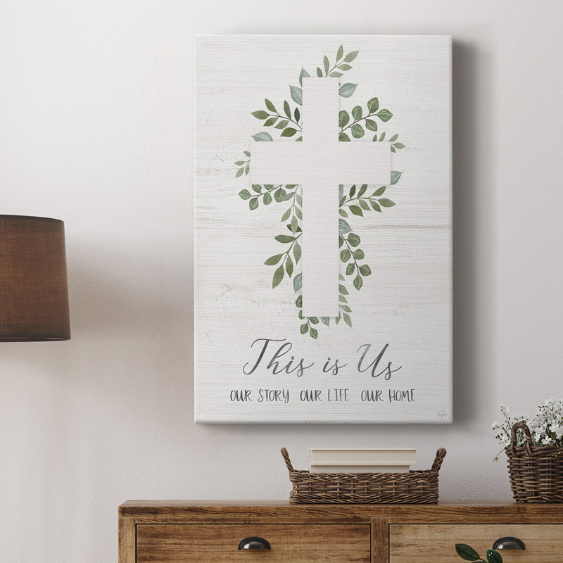 This Is Us Cross -Galery Cavas enveloppé, H 18 po x l 12 po