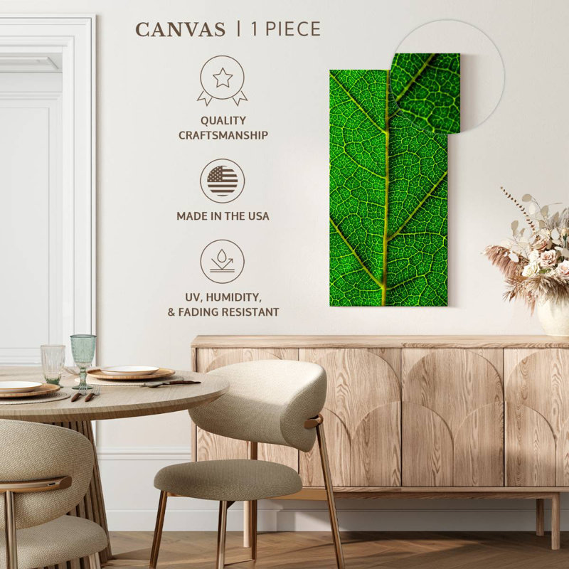 Green Leaf, 24" H x 12" W