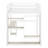Metal Loft Bed Frame With Built-In Wardrobe, Desk And Storage Shelves-1997012851-1997012847
