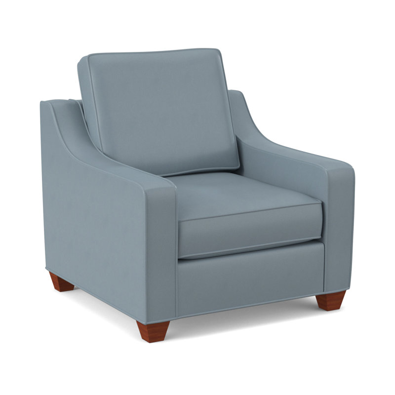Fauteuil large de 34 po Clark, Dillon Williamsburg, BM cerise