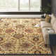 Arden Floral Handmade Tufted Wool Ivory/Denim/Red Area Rug