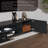 Modern Floating LED TV Stand Up to 80" TVs, High Gloss Wall-Mounted Media Console with Storage for Living Room-1492165316