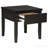 Distressed Java 1-Drawer Square End Table