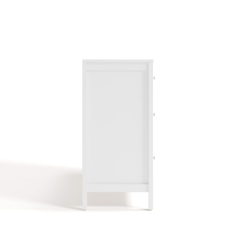 Commode double 6 tiroirs Horizon, Blanc
