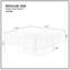 Table basse carrée 31,5 pouces Modern Handcraft-633043972
