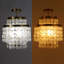 Plafonnier 3 lumières Shell