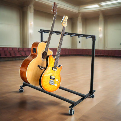 Guitar Stand Rack, Multi Guitar Rack Stand, 7 Holder Guitar Stand