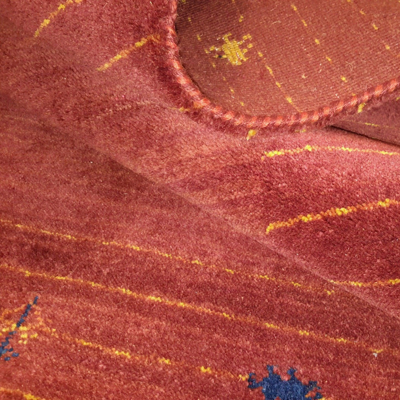 Canvello Hand Made Casual All Over Indo Gabbeh Rug - 3'11'' X 5'11''
