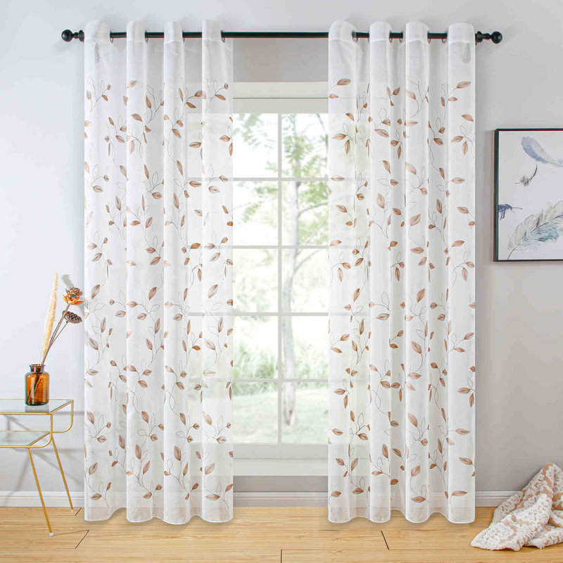 Sheer Curtain Single Panel