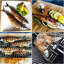 Le panier à rôtissoire à rôtir à broche plate 6042 en acier inoxydable 6042 convient à tout barbecue, convient aux hexagones de 1/2 po, hexagone de 3/8 po, carré de 3/8 po et de rôtissoire carrée de 5/16 po