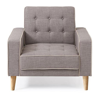 Fauteuil capitonné 36 po l 36 po