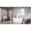 Tyne 1600mm x 160mm Soaking Acrylic Bathtub