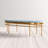 Velvet Upholstered Bench-1953024152