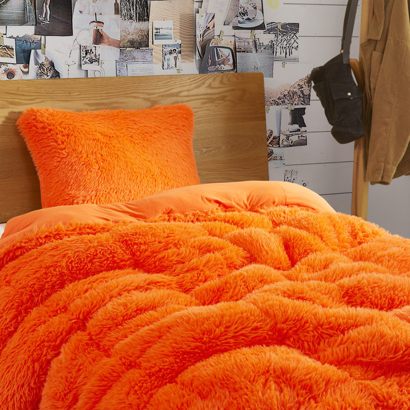 Alaskan Winters - Coma Inducer Oversized Comforter, Twin XL Comforter, Orange