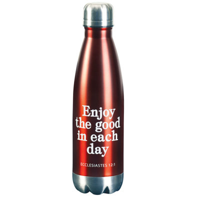 Bouteille d'eau Enjoy The Good Red 17 oz
