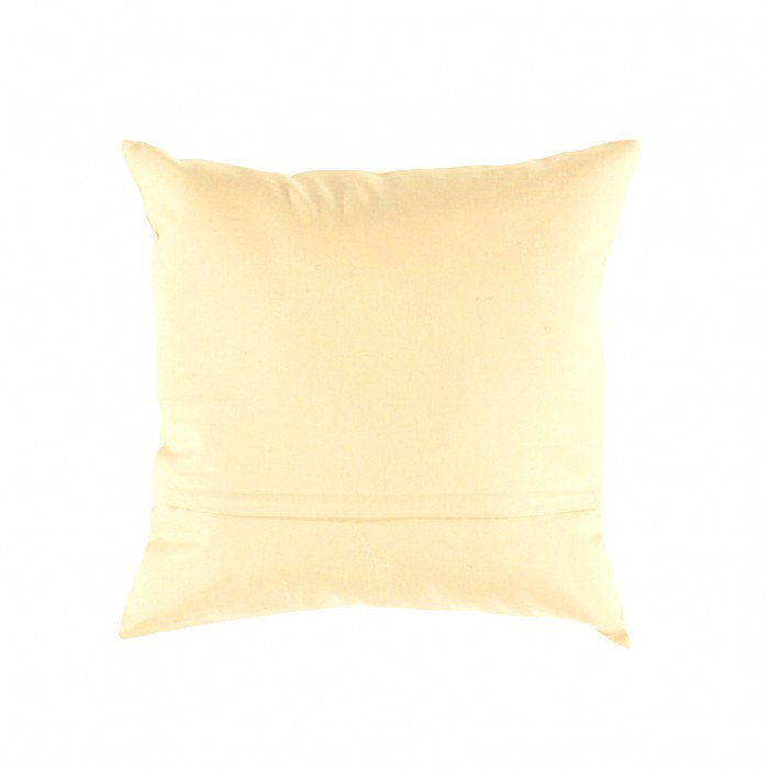 Square Pillow Cover & Insert, Ivory/Red/Blue