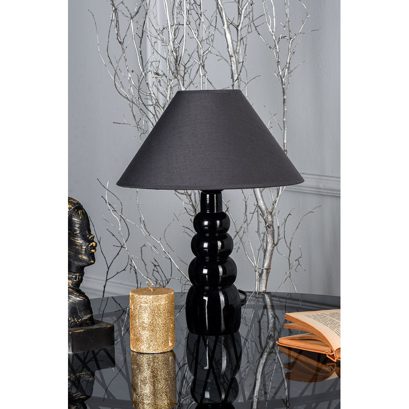 Lampe de table, Noir, Noir