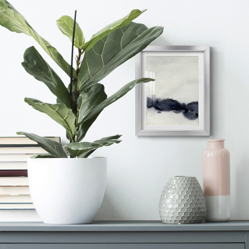 Ink Bleed Landscape I -Framed Print