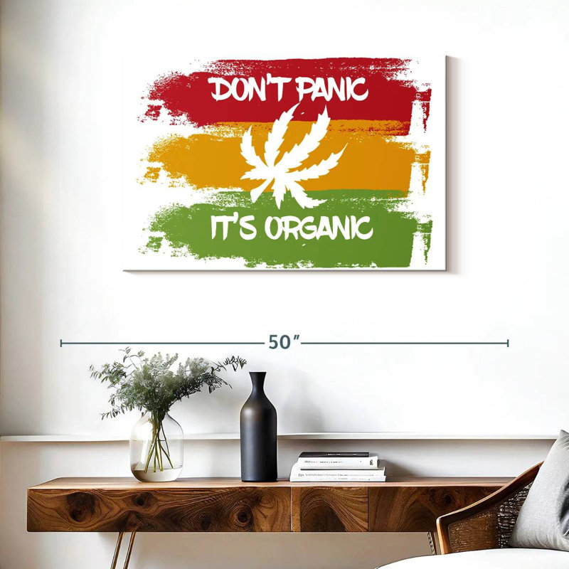 Senne Organic Marijuana, 24" H x 36" W