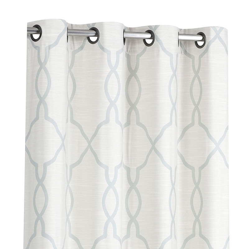 Mallie Room Darkening Curtain Pair, Aqua, 50" W x 84" L