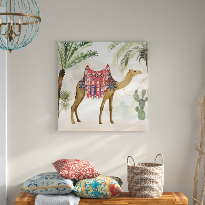 Meet Me In Marrakech I by Victoria Borges - Wrapped Canvas Painting, 91cm H x 91cm W