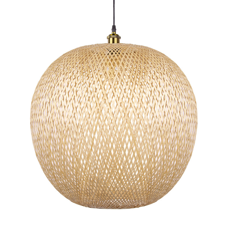 Luminaire suspendu 1 lumière Binningup, H 78,74 po x l 21,65 po x P 21,65 po