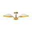 Raelle 3 Light Semi Flush Mount-66310865