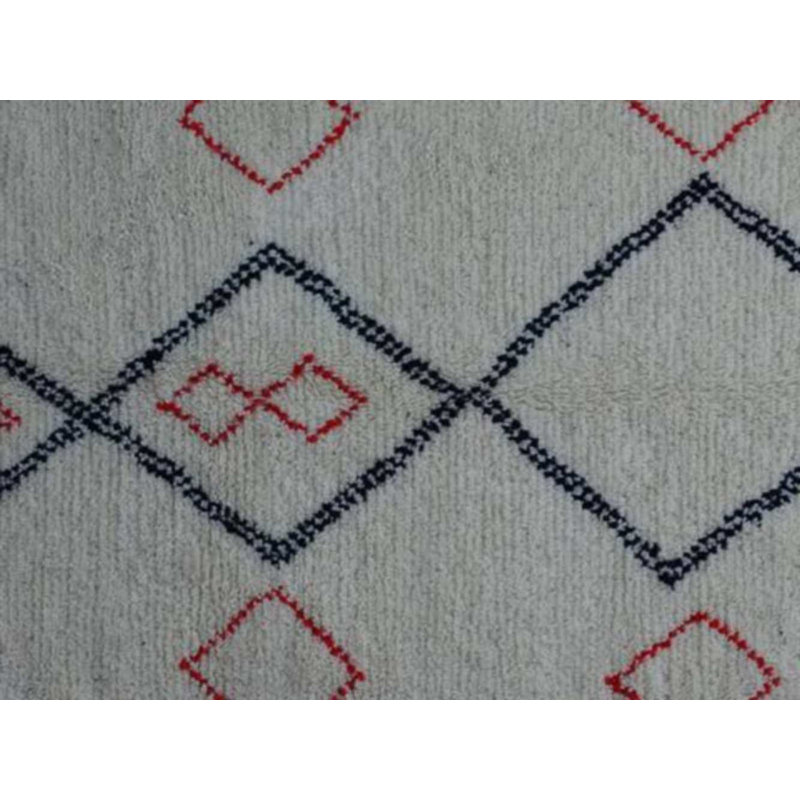 Ardella Rectangle 150 cm x 280 cm Moroccan Wool Hand Woven Area Rug
