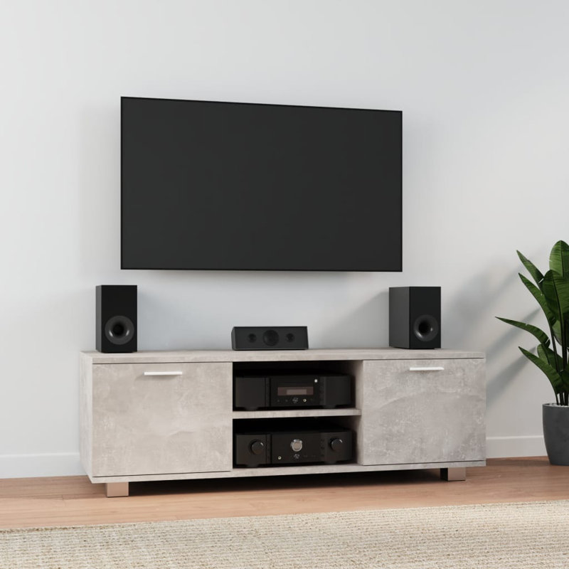 Aspen Hill TV Stand, Concrete Grey, 120 cm
