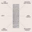 Tapis gris foncé / crème Wincott Ogee-820805679