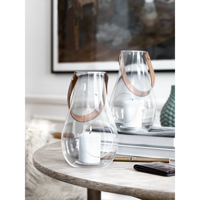 Lantern, 11.4" H x 6.7" W x 6.7" D, Clear