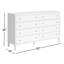 Commode 8 tiroirs Claribel