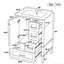 Meuble-lavabo moderne avec lavabo en céramique, porte à fermeture en douceur et plusieurs tiroirs pour un rangement efficace-1330797802-1330797807