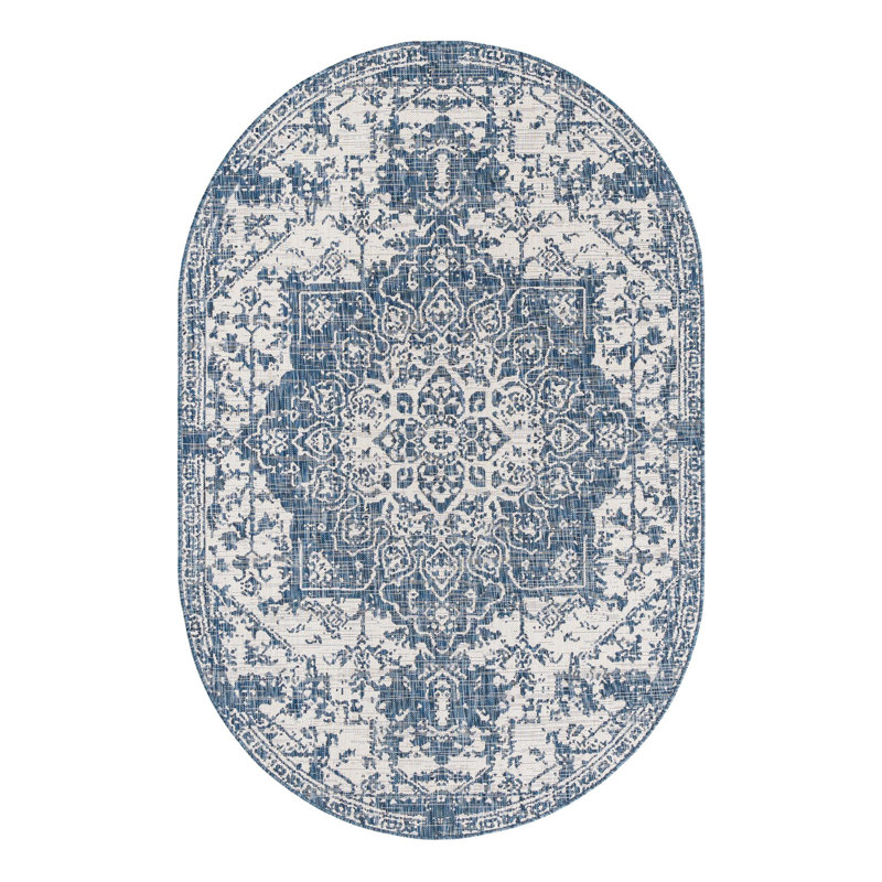 Jill Zarin Dubai Indoor/Outdoor Rug, Ovale 5 pi 3 po x 8 pi