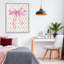«Pink Bow on Rose Quilt», giclée encadrée par Petal Prints Design-1543075197-1543075137