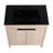 30 Freestanding Bathroom Vanity with Ceramic Sink 2 SoftClose Cabinet Doors