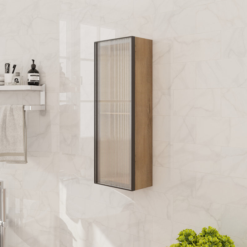 Petite armoire latérale 10 po avec porte à fermeture douce et 1 tablette réglable