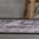 Sarok All-Over Persian Machine-Washable Black/Blue Rug