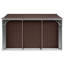 Brysin Garden Shed 277x279x179 cm Galvanised Steel-402864663