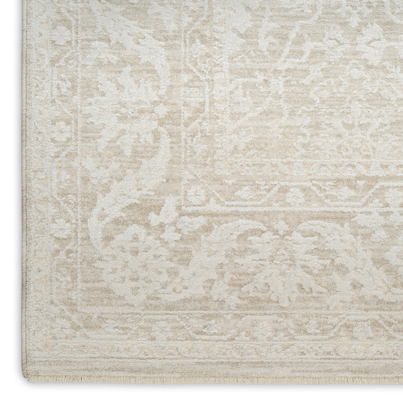 Greenes 5'3" x 7'10" Cream Vintage Indoor Rug, Rectangle 5'3" x 7'10"