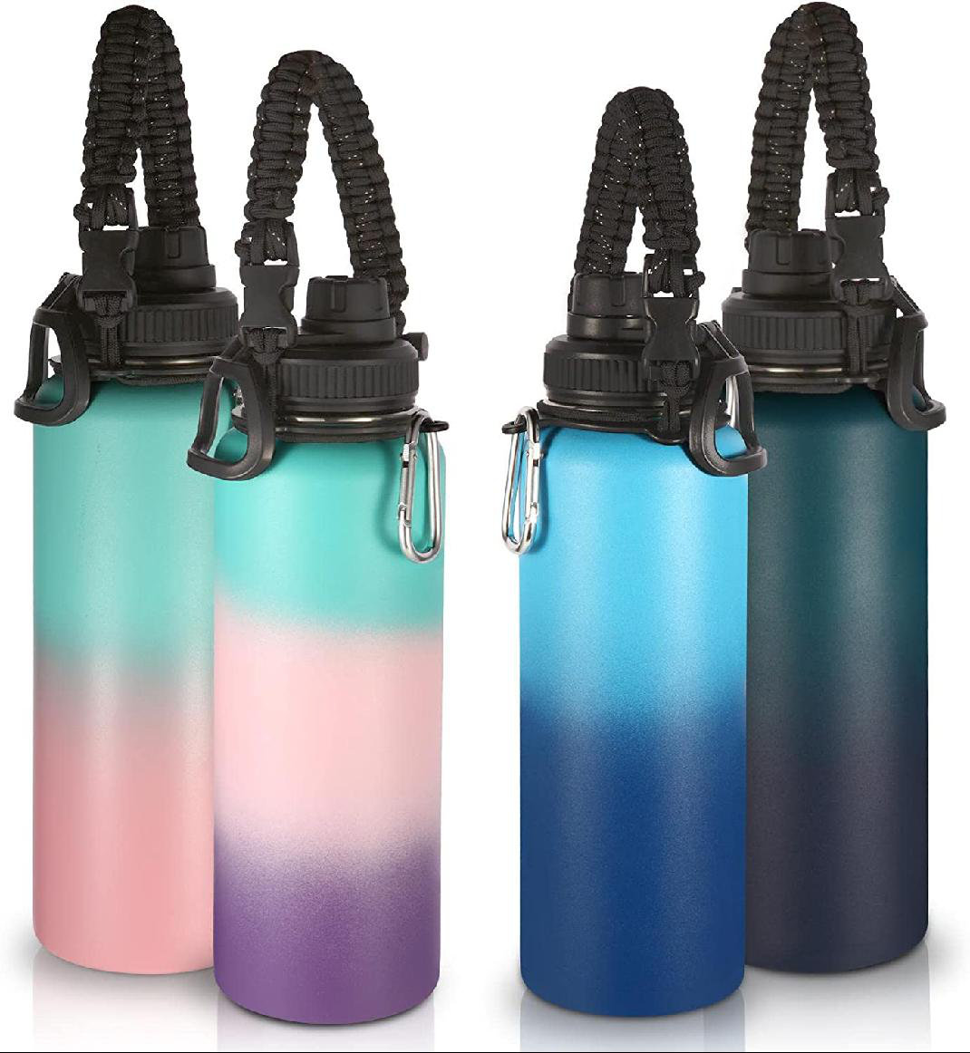 999KILL Hydro Flask Wide Mouth Water Bottle 40oz with Straw Lid