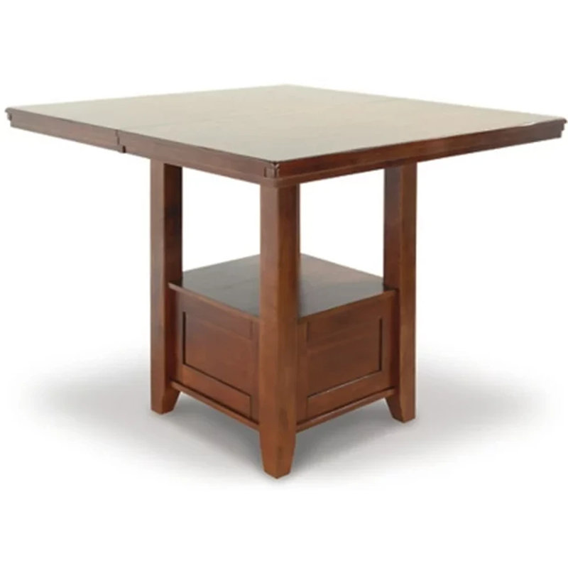 Ralene 42" Brown Reclaimed Wood Extendable Counter Height Table