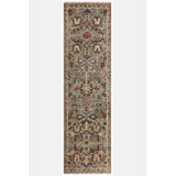 Oriental Area Rug in Gray