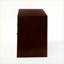 Table de chevet moderne espresso avec 2 tiroirs Plateau coulissant-1137213886