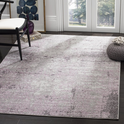 Milner Light Grey/Purple Rug