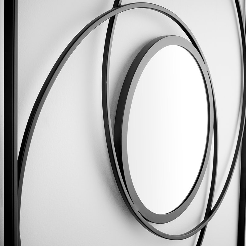Uberlappen Rectangle Metal Mirror