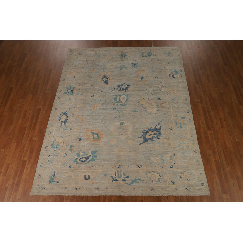 Vegetable Dye Oushak Turkish Area Rug 8x10