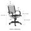 Chaise de travail Juyne Bungee-31664056-31664055