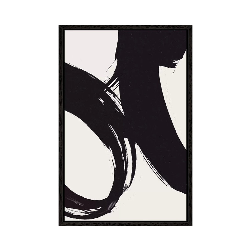 LEEMO by LEEMO - Floater Frame Gallery-Wrapped Canvas Giclée on Canvas, 66.04cm H x 45.72cm W, Black