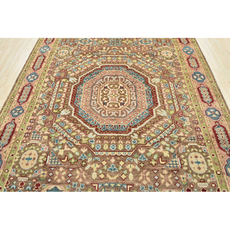 Tapis unique en laine noué à la main 8 pi 10 po x 12 pi Juriy